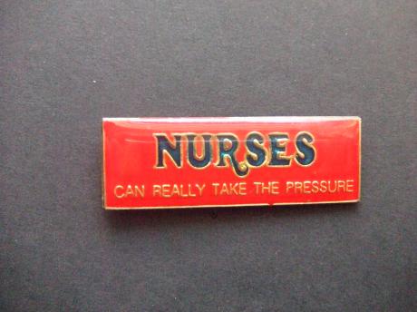 Nurses can really take the pressure verpleging